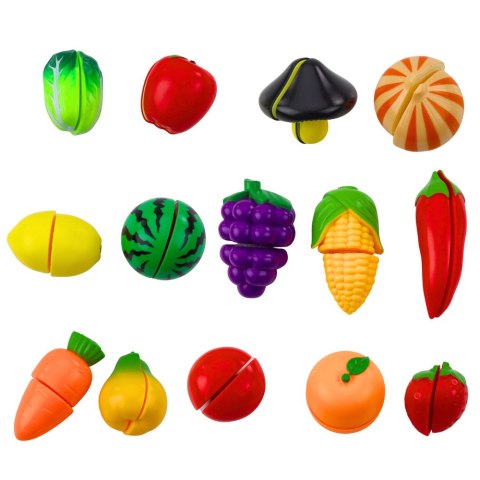 LEAN Toys Zestaw Do Krojenia Owoce Warzywa Deska Nóż Akcesoria Edukacyjne Dla Dzieci LEAN Toys Zestaw Do Krojenia Owoce Warzywa Deska Nóż Akcesoria Edukacyjne Dla Dzieci