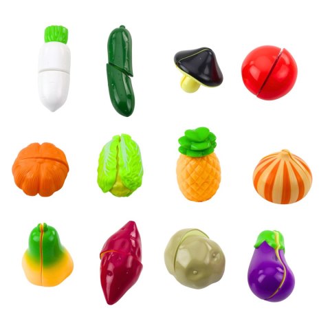 LEAN Toys Zestaw Do Krojenia Warzywa Deska Nóż Akcesoria Edukacyjne Dla Dzieci LEAN Toys Zestaw Do Krojenia Warzywa Deska Nóż Akcesoria Edukacyjne Dla Dzieci