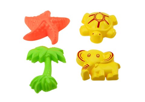LEAN Toys Zestaw Do Piasku Młynek Łopatka Grabki Konewka Foremki Wiaderko 10 el. LEAN Toys Zestaw Do Piasku Młynek Łopatka Grabki Konewka Foremki Wiaderko 10 el.