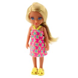 LEAN Toys Zestaw Lalka Piesek Wanna Kąpiel Akcesoria Interaktywne Dla Dziewczynek