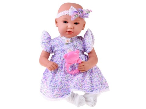 Lalka BOBAS interaktywna 46cm - w liliowej sukience + akcesoria ZA5834 Lalka BOBAS interaktywna 46cm - w liliowej sukience + akcesoria ZA5834