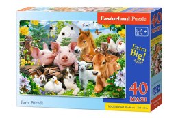Puzzle 40 el. MAXI Farm Friends
