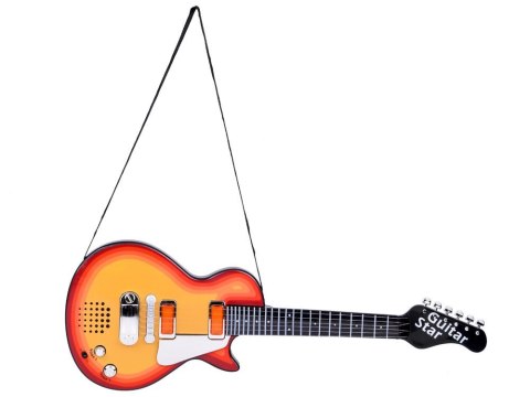 Gitara elektryczna zabawka dla dziecka melodie światło + pasek IN0169 CI Gitara elektryczna zabawka dla dziecka melodie światło + pasek IN0169 CI