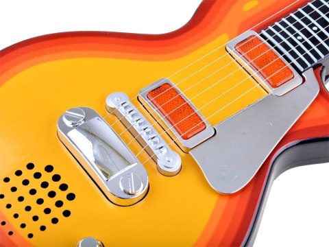 Gitara elektryczna zabawka dla dziecka melodie światło + pasek IN0169 CI Gitara elektryczna zabawka dla dziecka melodie światło + pasek IN0169 CI