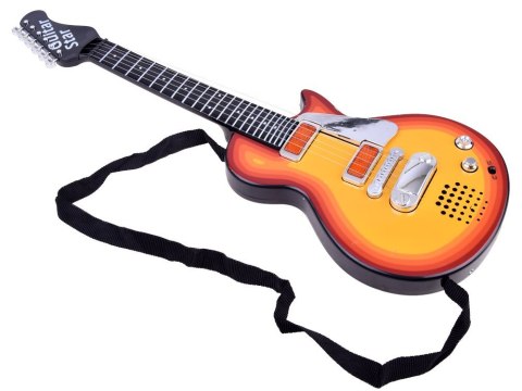 Gitara elektryczna zabawka dla dziecka melodie światło + pasek IN0169 CI Gitara elektryczna zabawka dla dziecka melodie światło + pasek IN0169 CI