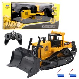 HUINA Spychacz Buldożer Samochód Budowlany Zdalnie Sterowany 1:16 R/C Żółty