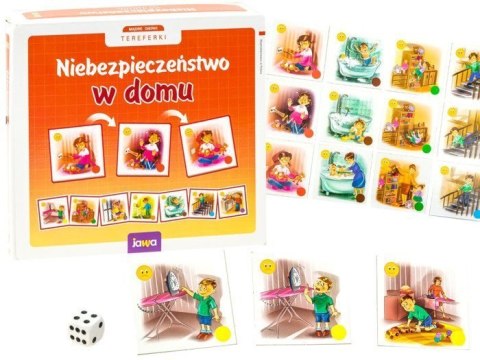 Jawa Gra edukacyjna NIEBEZPIECZEŃSTWO W DOMU układanka GR0305 Jawa Gra edukacyjna NIEBEZPIECZEŃSTWO W DOMU układanka GR0305