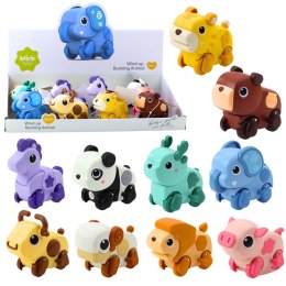 LEAN TOYS Nakręcane Jeżdżące Zwierzątko Zabawka Dla Malucha Mix