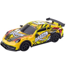 LEAN Toys Auto Sportowe Zdalnie Sterowane RC Podświetlana Karoseria Drift Żółty