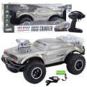 LEAN Toys Duży Samochód Terenowo-Sportowy Zdalnie Sterowany RC Srebrny 1:8