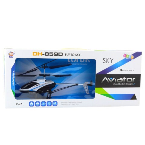LEAN Toys Helikopter Zdalnie Sterowany RC Aviator DH-859D LED 360° LEAN Toys Helikopter Zdalnie Sterowany RC Aviator DH-859D LED 360°