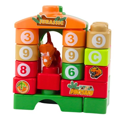 LEAN Toys Klocki Konstrukcyjne Edukacyjne W Plecaku Dinozaury Cyfry Litery 26 el. LEAN Toys Klocki Konstrukcyjne Edukacyjne W Plecaku Dinozaury Cyfry Litery 26 el.