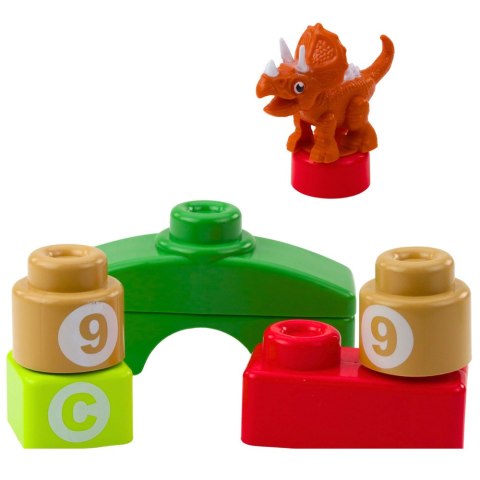 LEAN Toys Klocki Konstrukcyjne Edukacyjne W Plecaku Dinozaury Cyfry Litery 26 el. LEAN Toys Klocki Konstrukcyjne Edukacyjne W Plecaku Dinozaury Cyfry Litery 26 el.
