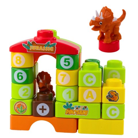 LEAN Toys Klocki Konstrukcyjne Edukacyjne W Plecaku Dinozaury Cyfry Litery 49 el. LEAN Toys Klocki Konstrukcyjne Edukacyjne W Plecaku Dinozaury Cyfry Litery 49 el.