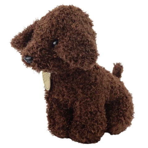 LEAN Toys Piesek Pudel W Torbie Na Rzep Maskotka Przytulanka Ciemnobrązowy LEAN Toys Piesek Pudel W Torbie Na Rzep Maskotka Przytulanka Ciemnobrązowy