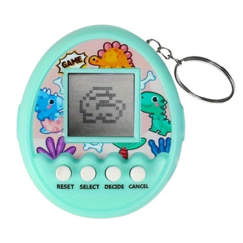 LEAN Toys Tamagotchi Pet Egg Gra Elektroniczna 168W1 Brelok Z Dzwoneczkiem Turkusowa LEAN Toys Tamagotchi Pet Egg Gra Elektroniczna 168W1 Brelok Z Dzwoneczkiem Turkusowa