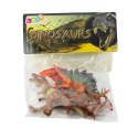 LEAN Toys Zestaw Figurki Dinozaurów T-Rex Pteranodon Stegosaurus Parasaurolophus 4szt
