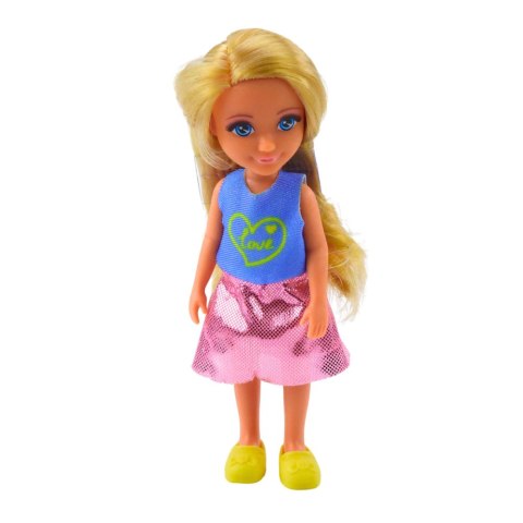 LEAN Toys Zestaw Urodzinowy Lalka Zwierzęta Pies Kot Stół Akcesoria LEAN Toys Zestaw Urodzinowy Lalka Zwierzęta Pies Kot Stół Akcesoria