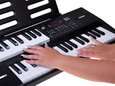 Organy KEYBOARD 61-klawiszy z funkcją podziału SPLIT + mikrofon IN0185 Organy KEYBOARD 61-klawiszy z funkcją podziału SPLIT + mikrofon IN0185