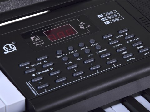 Organy KEYBOARD 61-klawiszy z funkcją podziału SPLIT + mikrofon IN0185 Organy KEYBOARD 61-klawiszy z funkcją podziału SPLIT + mikrofon IN0185