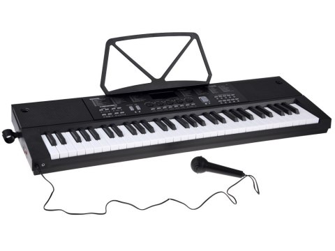 Organy KEYBOARD KLASYCZNY 61-klawiszy w dotyku jak drewno + mikrofon IN0184 Organy KEYBOARD KLASYCZNY 61-klawiszy w dotyku jak drewno + mikrofon IN0184