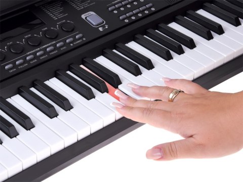 Organy KEYBOARD KLASYCZNY 61-klawiszy w dotyku jak drewno + mikrofon IN0184 Organy KEYBOARD KLASYCZNY 61-klawiszy w dotyku jak drewno + mikrofon IN0184