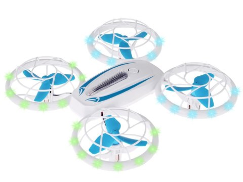 Quadcopter Led Dron efektowne Oświetlenie Super Akrobacje + pilot RC0737 Quadcopter Led Dron efektowne Oświetlenie Super Akrobacje + pilot RC0737