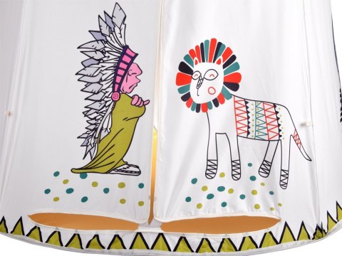 Namiot Indiański Tipi okrągły namiot do zabawy dla dzieci ZA4940 Namiot Indiański Tipi okrągły namiot do zabawy dla dzieci ZA4940