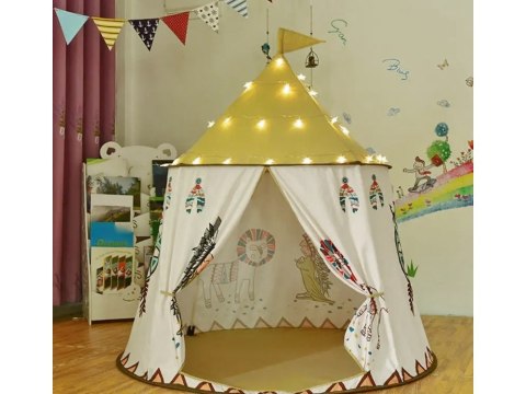 Namiot Indiański Tipi okrągły namiot do zabawy dla dzieci ZA4940 Namiot Indiański Tipi okrągły namiot do zabawy dla dzieci ZA4940