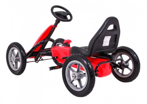 Gokart STAR na pedały dla dzieci 3+ Czerwony + Regulacja siedzenia + Pompowane koła Gokart STAR na pedały dla dzieci 3+ Czerwony + Regulacja siedzenia + Pompowane koła
