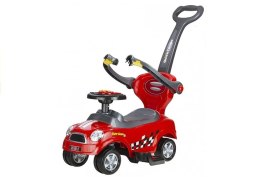 LEAN CARS Jeździk Pchacz z Prowadnicą Coupe Czerwony