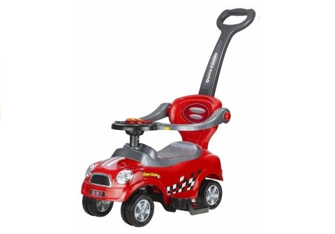 LEAN CARS Jeździk Pchacz z Prowadnicą Coupe Czerwony LEAN CARS Jeździk Pchacz z Prowadnicą Coupe Czerwony