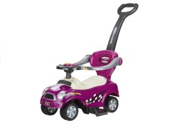 LEAN CARS Jeździk Pchacz z Prowadnicą Coupe Fioletowy