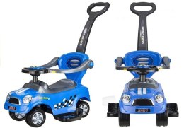 LEAN CARS Jeździk Pchacz z Prowadnicą Coupe Niebieski