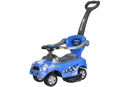 LEAN CARS Jeździk Pchacz z Prowadnicą Coupe Niebieski LEAN CARS Jeździk Pchacz z Prowadnicą Coupe Niebieski