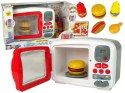 LEAN Toys Kuchenka Mikrofalowa Mikrofalówka Hamburger Hot Dog Akcesoria