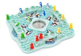 LEAN Toys Rodzinna Gra Chińczyk Pingwiny - Wyścig Pingwinów