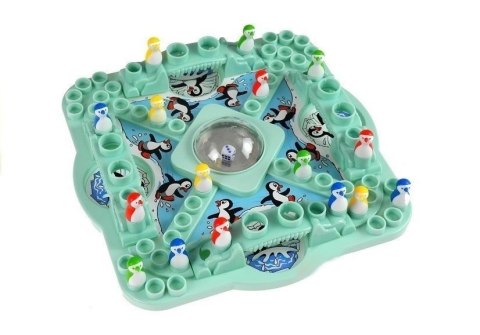 LEAN Toys Rodzinna Gra Chińczyk Pingwiny - Wyścig Pingwinów LEAN Toys Rodzinna Gra Chińczyk Pingwiny - Wyścig Pingwinów