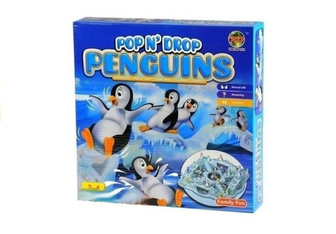 LEAN Toys Rodzinna Gra Chińczyk Pingwiny - Wyścig Pingwinów LEAN Toys Rodzinna Gra Chińczyk Pingwiny - Wyścig Pingwinów