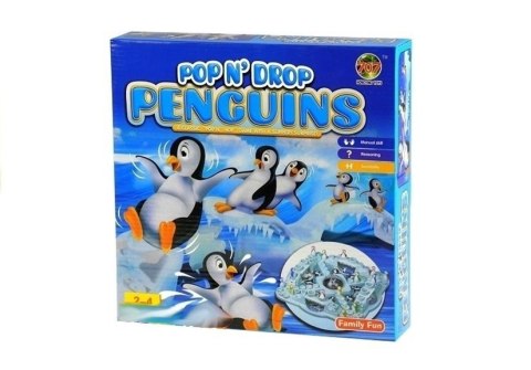 LEAN Toys Rodzinna Gra Chińczyk Pingwiny - Wyścig Pingwinów LEAN Toys Rodzinna Gra Chińczyk Pingwiny - Wyścig Pingwinów
