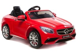 LEAN CARS Auto Na Akumulator Mercedes S63 AMG Czerwony