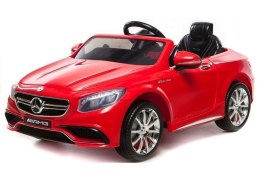 LEAN CARS Auto Na Akumulator Mercedes S63 AMG Czerwony