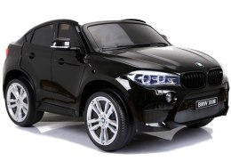LEAN CARS Auto Na Akumulator Nowe BMW X6M Czarne Lakierowane