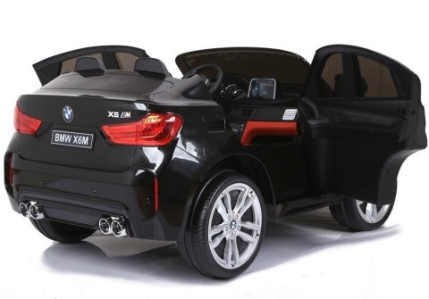 LEAN CARS Auto Na Akumulator Nowe BMW X6M Czarne Lakierowane LEAN CARS Auto Na Akumulator Nowe BMW X6M Czarne Lakierowane