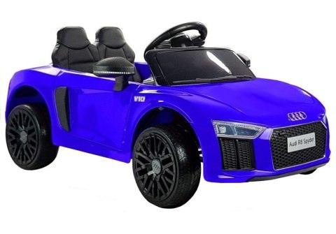 LEAN CARS Auto na Akumulator Audi R8 Spyder Niebieskie Lakierowane LEAN CARS Auto na Akumulator Audi R8 Spyder Niebieskie Lakierowane