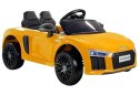 LEAN CARS Auto na Akumulator Audi R8 Spyder Żółty Lakierowany