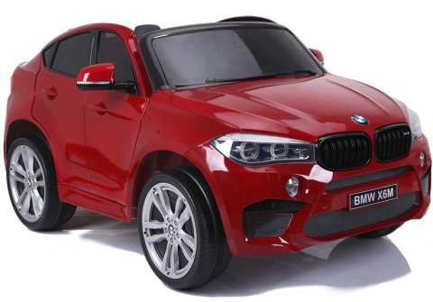 LEAN CARS Auto na Akumulator Nowe BMW X6M Czerwone Lakierowane LEAN CARS Auto na Akumulator Nowe BMW X6M Czerwone Lakierowane
