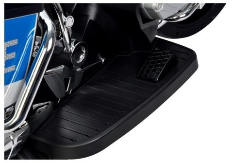 LEAN CARS Motor na Akumulator BMW R1200 Policja Srebrny LEAN CARS Motor na Akumulator BMW R1200 Policja Srebrny