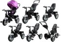 LEAN Toys Rower Trójkołowy PRO500 Fioletowy