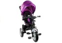 LEAN Toys Rower Trójkołowy PRO500 Fioletowy